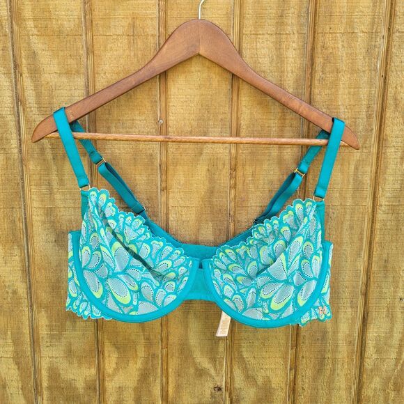 Savage X Fenty Savage Not Sorry Unlined Balconnette Bra Womens Size 38DD - Picture 9 of 9